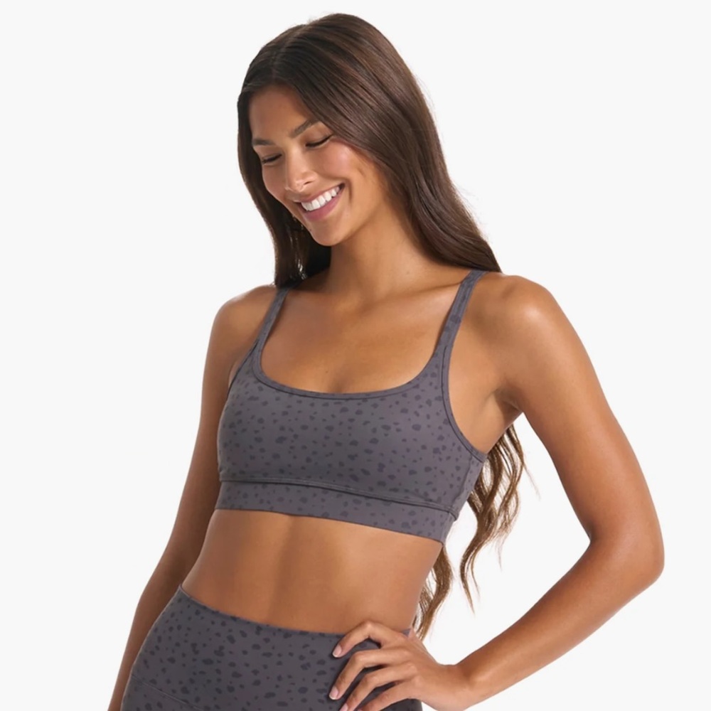 Vuori Women’s Mindset Bra in Elm Dots
